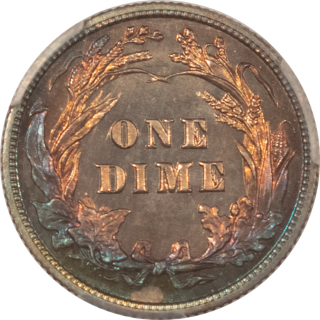 Barber Dimes 1908 PROOF BARBER DIME – PCGS PR-67+, GORGEOUS, PREMIUM QUALITY & CAC APPROVED!