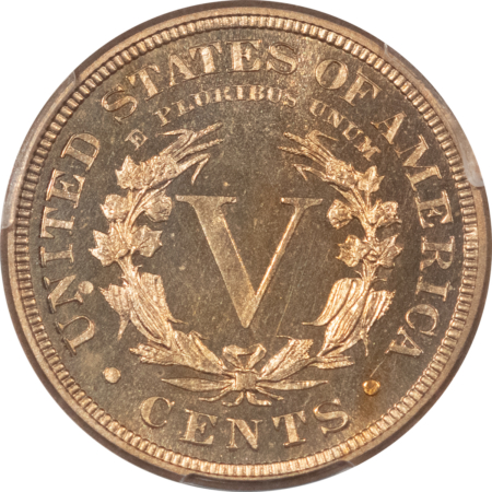Liberty Nickels 1908 PROOF LIBERTY NICKEL – PCGS PR-63, CHOICE!