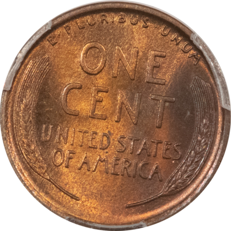 Lincoln Cents (Wheat) 1909 LINCOLN CENT – PCGS MS-65 RB, PRETTY GEM!