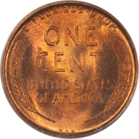 Lincoln Cents (Wheat) 1909 VDB LINCOLN CENT – PCGS MS-65 RD, LOOKS 66+, RED & SUPER PREMIUM QUALITY!