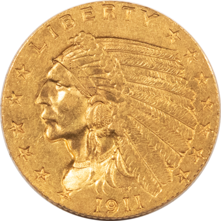 $2.50 1911 $2.50 INDIAN GOLD QUARTER EAGLE HIGH GRADE NEARLY UNCIRCULATED LOOKS CHOICE