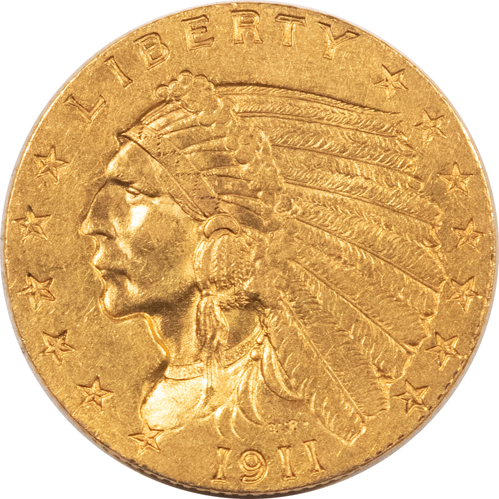 $2.50 1911 $2.50 INDIAN GOLD QUARTER EAGLE HIGH GRADE NEARLY UNCIRCULATED LOOKS CHOICE $2.50 1911 $2.50 INDIAN GOLD QUARTER EAGLE HIGH GRADE NEARLY UNCIRCULATED LOOKS CHOICE