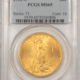 $20 1927 $20 ST GAUDENS GOLD DOUBLE EAGLE – PCGS MS-64, LUSTROUS!