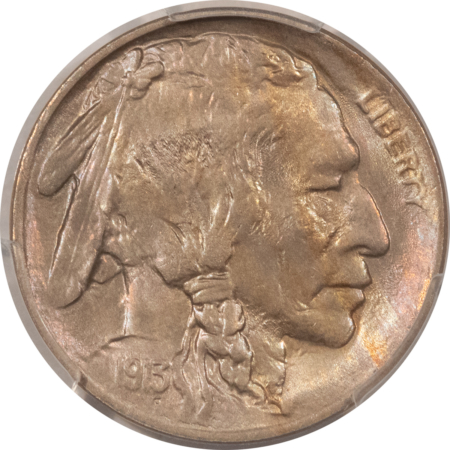 Buffalo Nickels 1913 BUFFALO NICKEL, TYPE 1 – PCGS MS-64, LOOKS GEM & PREMIUM QUALITY!