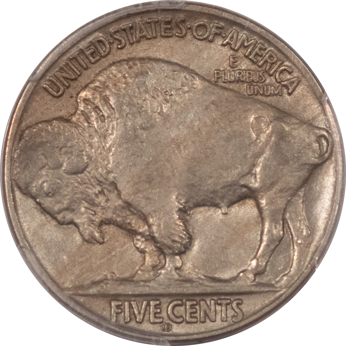 Buffalo Nickels 1913-D BUFFALO NICKEL, TYPE 2 – PCGS AU-50 Buffalo Nickels 1913-D BUFFALO NICKEL, TYPE 2 – PCGS AU-50