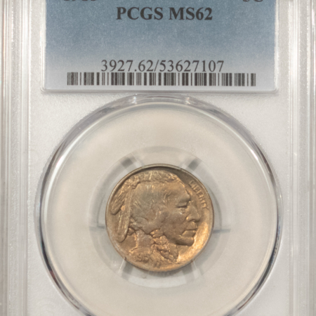 Buffalo Nickels 1915 BUFFALO NICKEL – PCGS MS-62, ATTRACTIVE & CHOICE!