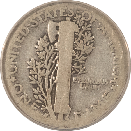 Dimes 1916-D MERCURY DIME – ANACS AG-3, WHOLESOME! NICE FOR THE GRADE! KEY-DATE!
