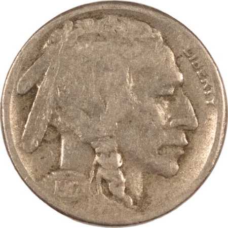Buffalo Nickels 1917-S BUFFALO NICKEL – NICE! FINE HALF HORN!