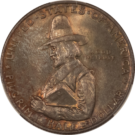 CAC Approved Coins 1920 PILGRIM COMMEMORATIVE HALF DOLLAR – CACG MS-65, CAC APPROVED!