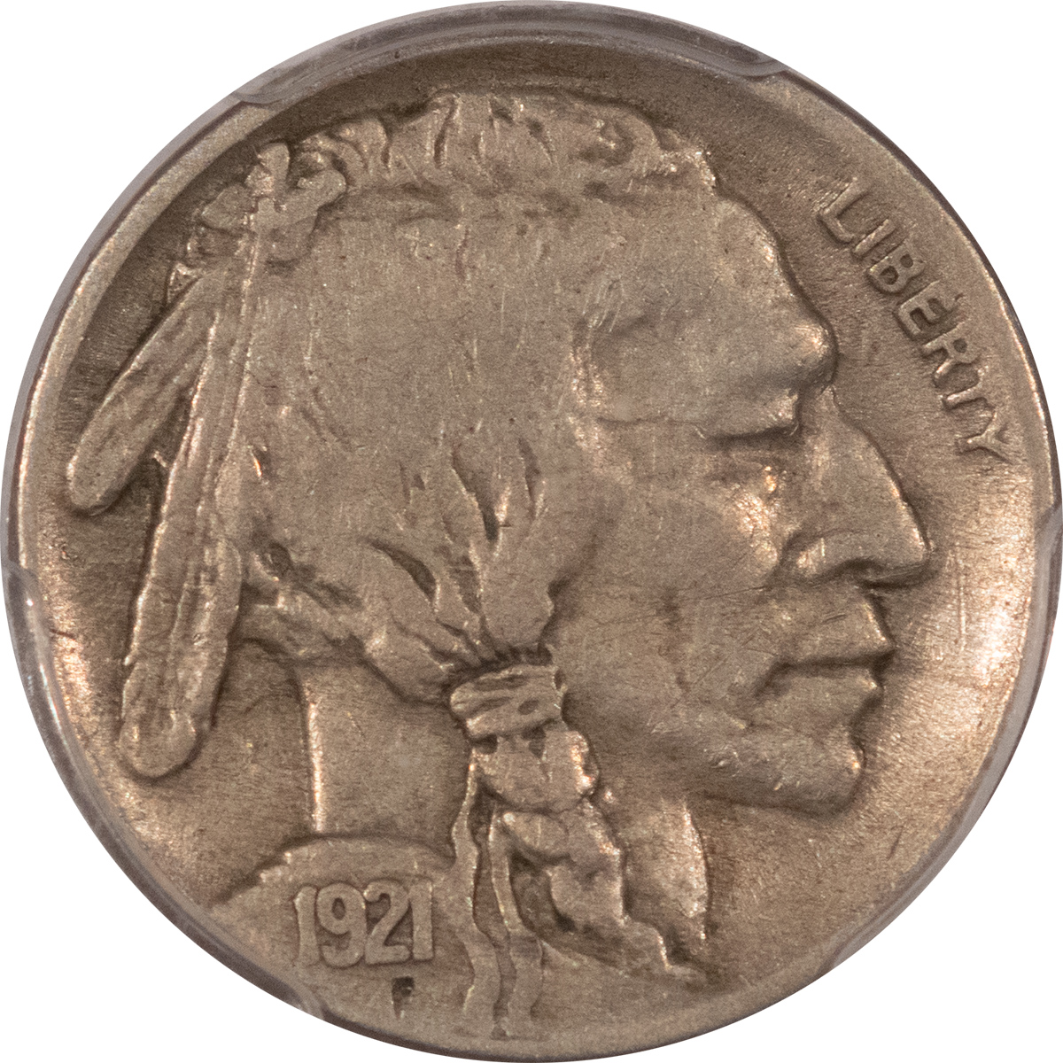 Buffalo Nickels 1921-S BUFFALO NICKEL – PCGS VF-25, KEY-DATE! Buffalo Nickels 1921-S BUFFALO NICKEL – PCGS VF-25, KEY-DATE!