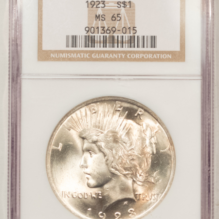 Dollars 1923 $1 PEACE DOLLAR – NGC MS-65
