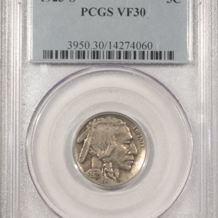 Buffalo Nickels 1923-S BUFFALO NICKEL – PCGS VF-30