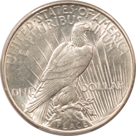 Dollars 1926-D $1 PEACE DOLLAR – PCGS AU-58 WHITE & LOOKS BU!