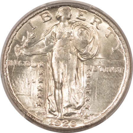 New Certified Coins 1926-D STANDING LIBERTY QUARTER – PCGS MS-64, FRESH WHITE!