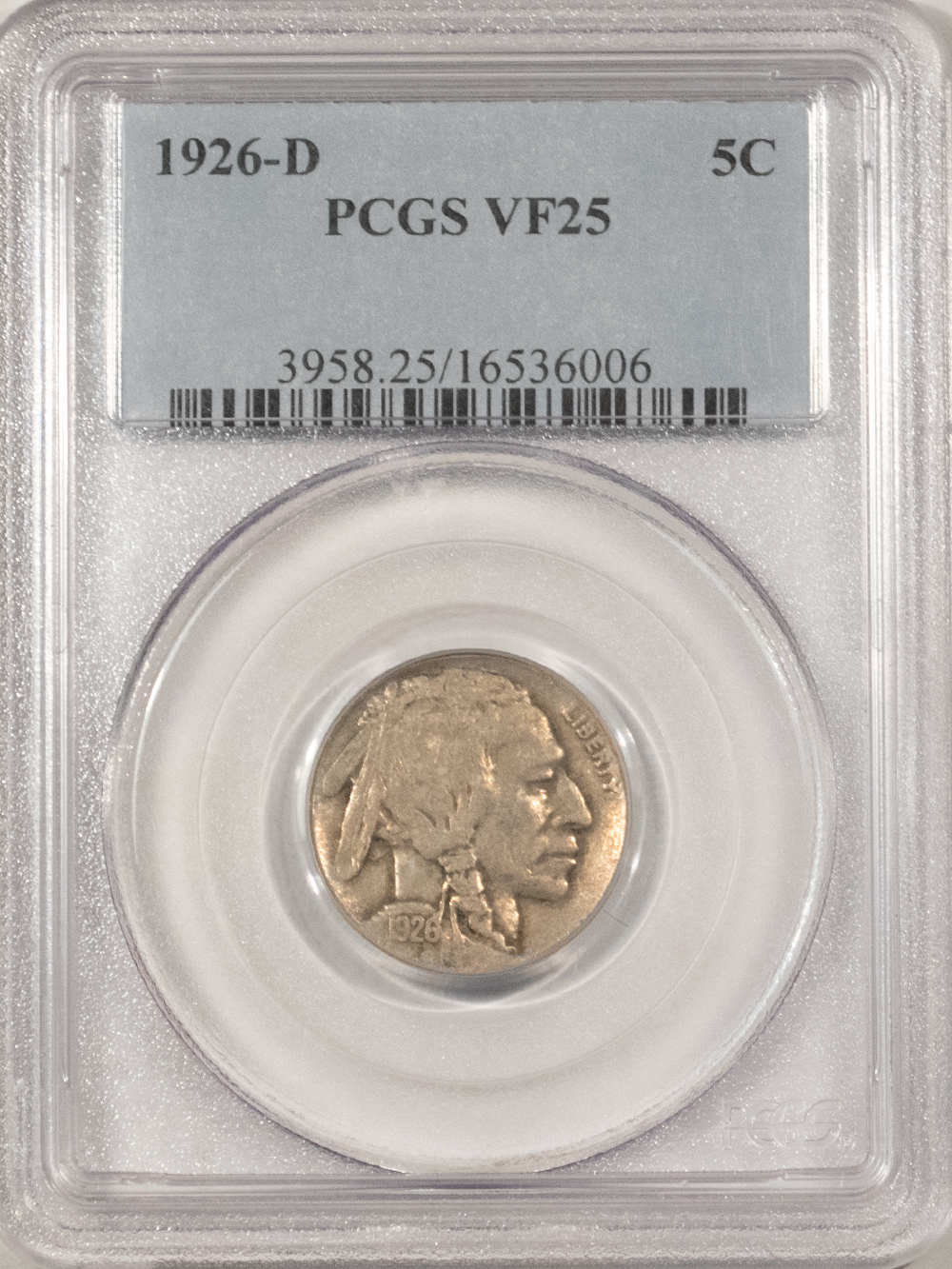 Buffalo Nickels 1926-D BUFFALO NICKEL – PCGS VF-25 Buffalo Nickels 1926-D BUFFALO NICKEL – PCGS VF-25