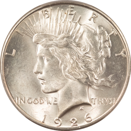 Dollars 1926-S $1 PEACE DOLLAR – PCGS MS-63 BLAST WHITE & CHOICE!