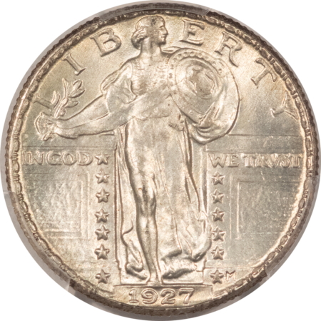 New Certified Coins 1927 STANDING LIBERTY QUARTER – PCGS MS-62, FRESH & PREMIUM QUALITY!