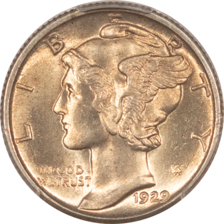 Dimes 1929 MERCURY DIME – PCGS MS-64, FRESH & ATTRACTIVE!