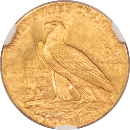 $2.50 1929 $2.50 INDIAN GOLD QUARTER EAGLE – NGC MS-63