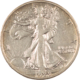 Half Dollars 1917-S OBVERSE WALKING LIBERTY HALF DOLLAR – HIGH GRADE CIRCULATED, OLD CLEANING Half Dollars 1917-S OBVERSE WALKING LIBERTY HALF DOLLAR – HIGH GRADE CIRCULATED, OLD CLEANING