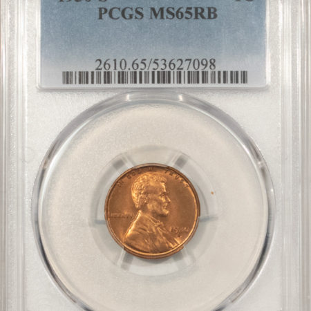 Lincoln Cents (Wheat) 1930-S LINCOLN CENT – PCGS MS-65 RB, GEM!
