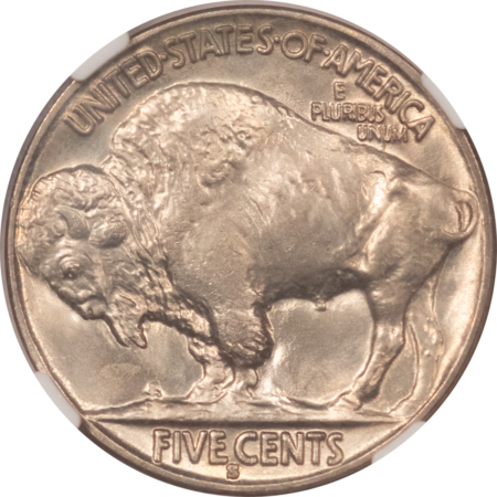 Buffalo Nickels 1931-S BUFFALO NICKEL – NGC MS-66, BLAZING & SUPERB! CAC APPROVED!