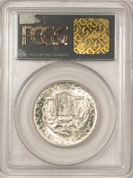 CAC Approved Coins 1934 MARYLAND COMMEMORATIVE HALF DOLLAR PCGS MS-65 CAC, OGH, BLAZING WHITE! PQ+!