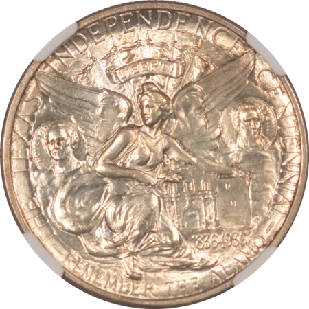Early Commems 1934 TEXAS COMMEMORATIVE HALF DOLLAR – NGC AU-58 WHITE