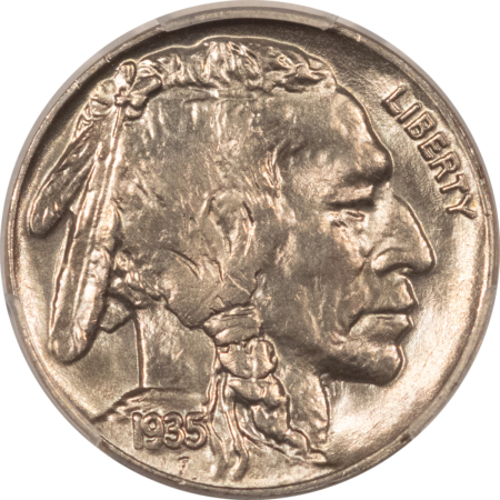 Buffalo Nickels 1935 BUFFALO NICKEL – PCGS MS-65, LUSTROUS & PREMIUM QUALITY GEM!