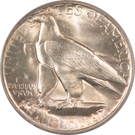 CAC Approved Coins 1935 CONNECTICUT COMMEMORATIVE HALF DOLLAR – PCGS MS-64, OGH, PQ+, CAC APPROVED!