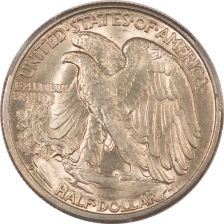 Half Dollars 1935-D WALKING LIBERTY HALF DOLLAR – PCGS MS-63, CHOICE & ORIGINAL!