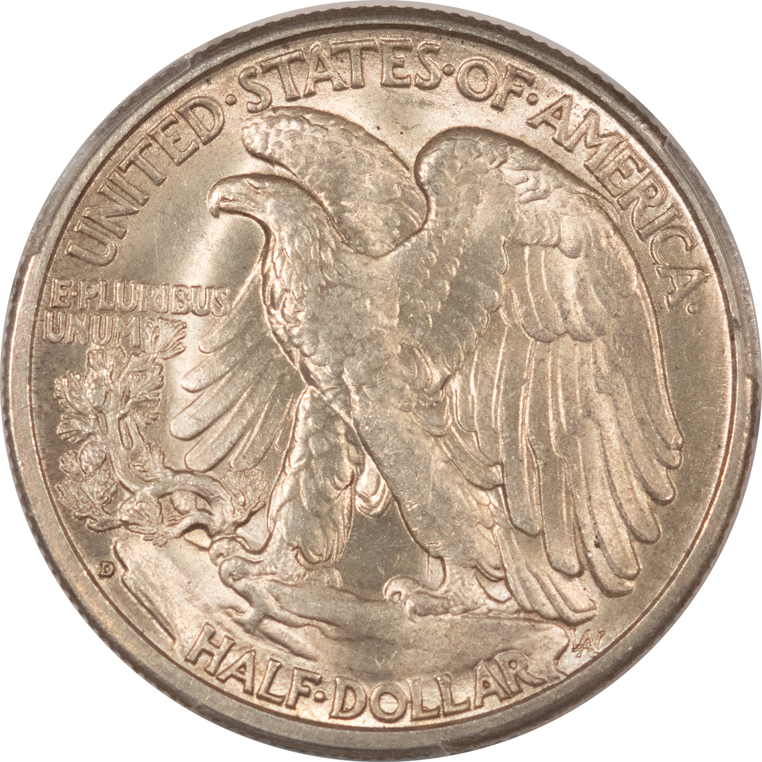Half Dollars 1935-D WALKING LIBERTY HALF DOLLAR – PCGS MS-63, CHOICE & ORIGINAL! Half Dollars 1935-D WALKING LIBERTY HALF DOLLAR – PCGS MS-63, CHOICE & ORIGINAL!