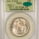 CAC Approved Coins 1935-S SAN DIEGO COMMEMORATIVE HALF DOLLAR NGC MS-65 PQ OLD FATTIE! CAC APPROVED