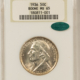 CAC Approved Coins 1936 CLEVELAND COMMEMORATIVE HALF DOLLAR – NGC MS-65, CAC APPROVED! PQ!