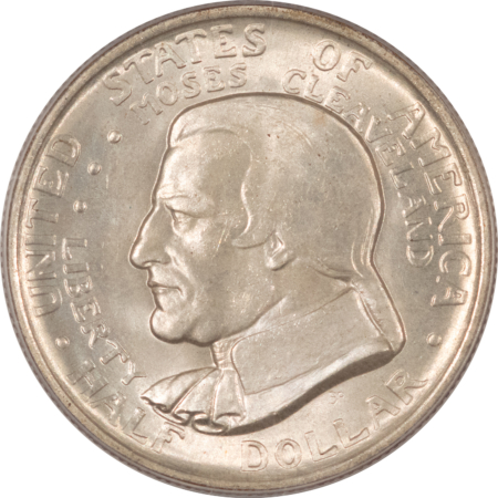Early Commems 1936 CLEVELAND COMMEMORATIVE HALF DOLLAR – PCGS MS-64, OLD GREEN HOLDER, PQ!