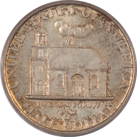 CAC Approved Coins 1936 DELAWARE COMMEMORATIVE HALF DOLLAR – PCGS MS-65, ORIG PQ GEM, CAC APPROVED!