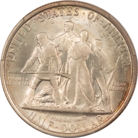 Early Commems 1936 ELGIN COMMEMORATIVE HALF DOLLAR – PCGS MS-66, LOOKS 67! PREMIUM QUALITY!