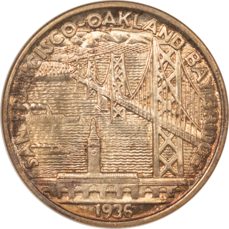 CAC Approved Coins 1936-S BAY BRIDGE COMMEMORATIVE HALF DOLLAR – NGC MS-65, CAC APPROVED!