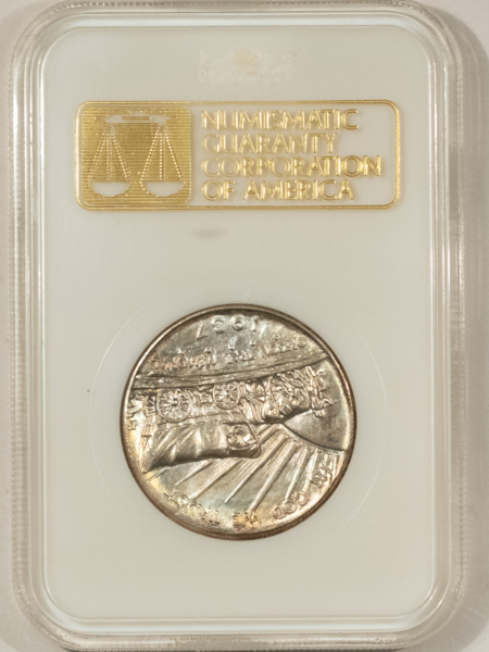 CAC Approved Coins 1937-D OREGON COMMEMORATIVE HALF DOLLAR NGC MS-64 CAC, GOLD EMBOSSED FATTIE PQ++