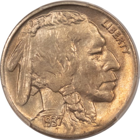 Buffalo Nickels 1937-S BUFFALO NICKEL – PCGS MS-64, ORIGINAL AND PRETTY!