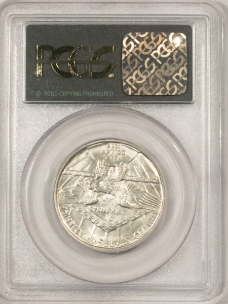 Early Commems 1937-S ARKANSAS COMMEMORATIVE HALF DOLLAR – PCGS MS-64, OLD GREEN HOLDER & PQ!