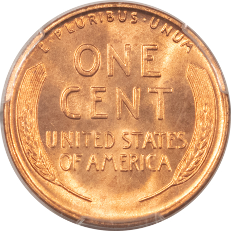 1938-D LINCOLN CENT – PCGS MS-65 RD FLASHY RED GEM!