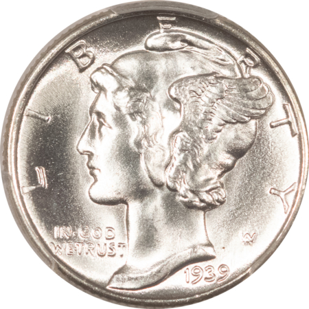 Dimes 1939 MERCURY DIME – PCGS MS-65, BLAST WHITE!