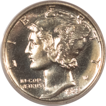 CAC Approved Coins 1939 PROOF MERCURY DIME – PCGS PR-67, OLD GREEN HOLDER, PREMIUM QUALITY & CAC!