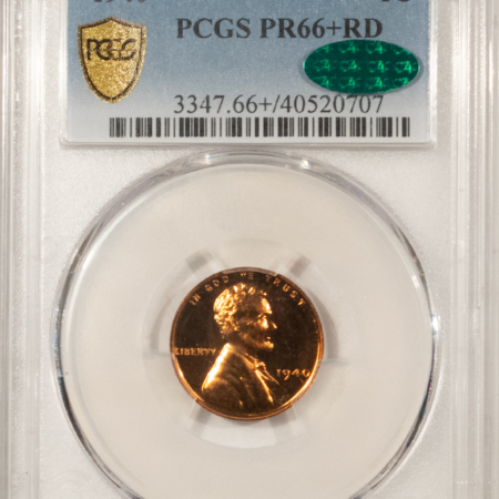 Lincoln Cents (Wheat) 1940 PROOF LINCOLN CENT PCGS PR-66+ RD CAC APPROVED!