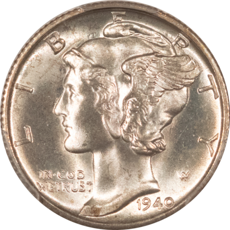 Dimes 1940-S MERCURY DIME – PCGS MS-66 FB, FRESH!
