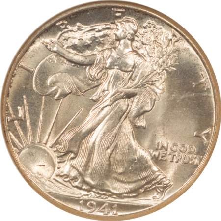 Half Dollars 1941 WALKING LIBERTY HALF DOLLAR – NGC MS-65, LOOKS 66+ FATTIE, PREMIUM QUALITY!