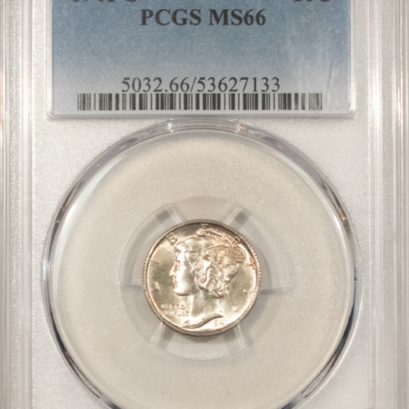 Dimes 1941-S MERCURY DIME – PCGS MS-66, FRESH & PREMIUM QUALITY!