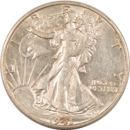 Half Dollars 1941-S WALKING LIBERTY HALF DOLLAR – HIGH GRADE EXAMPLE!