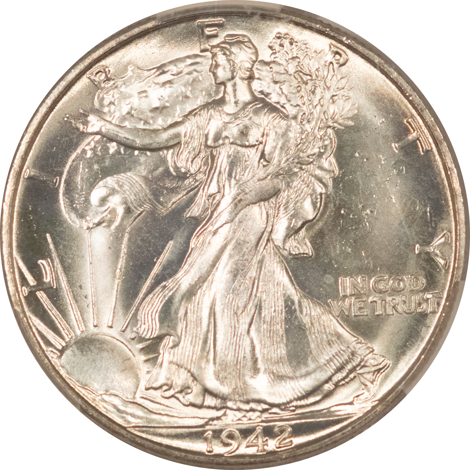 CAC Approved Coins 1942-D WALKING LIBERTY HALF DOLLAR – CACG MS-63, CAC APPROVED! CAC Approved Coins 1942-D WALKING LIBERTY HALF DOLLAR – CACG MS-63, CAC APPROVED!